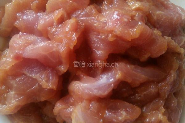 香菇炒肉片的做法图解1