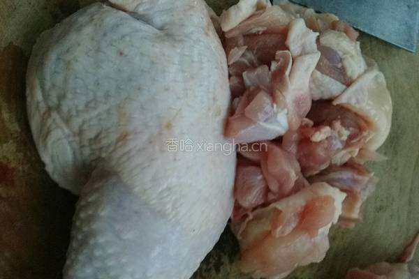 红烧鸡肉的做法图解1