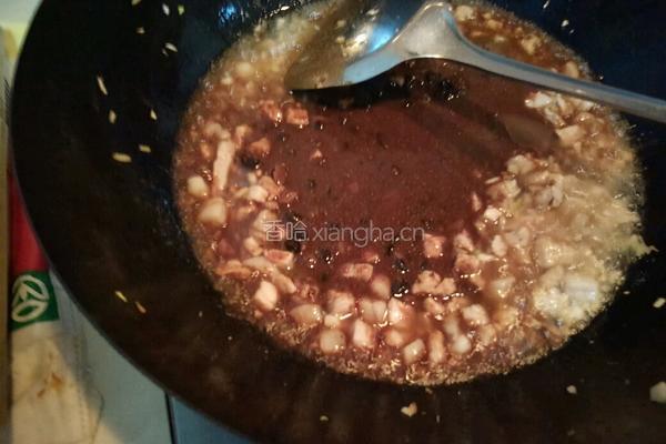花生豆豉炸肉酱的做法图解16