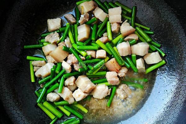 蒜薹炒肉的做法图解11