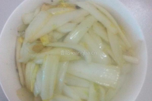 醋溜菜帮的做法图解7