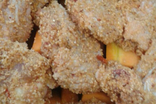 家庭版的高压锅粉蒸肉的做法图解13