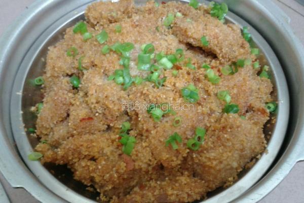 家庭版的高压锅粉蒸肉的做法图解15