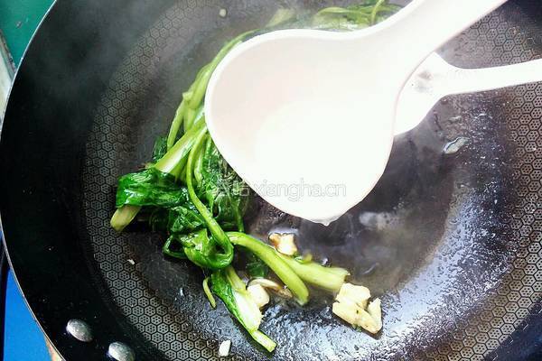 蒜香小白菜的做法图解7