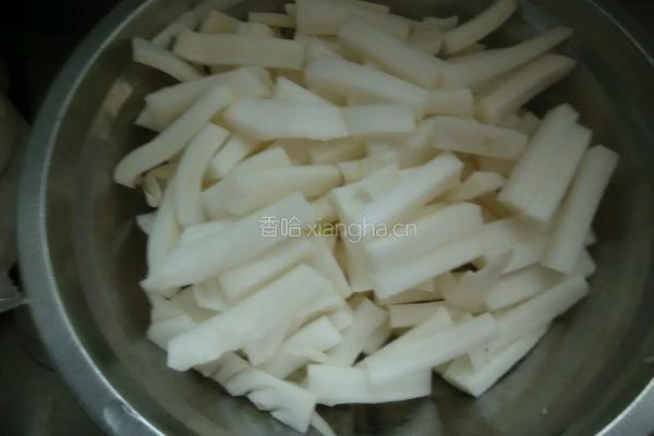 冬菇炒白菜的做法图解1