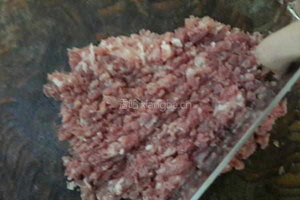 碎肉蒸蛋的做法图解1