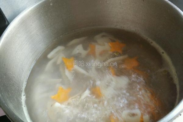 滑溜肉片炒藕的做法图解3