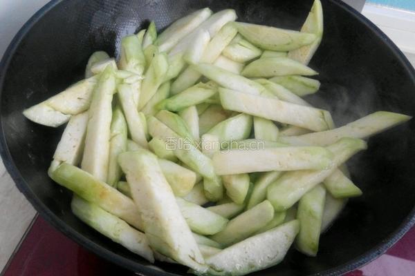 红烧茄条的做法图解3