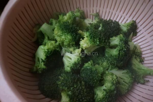耗油八带鱼扣西兰花的做法图解8
