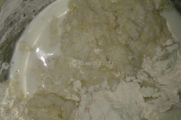 坚果奶香米蛋糕的做法图解4