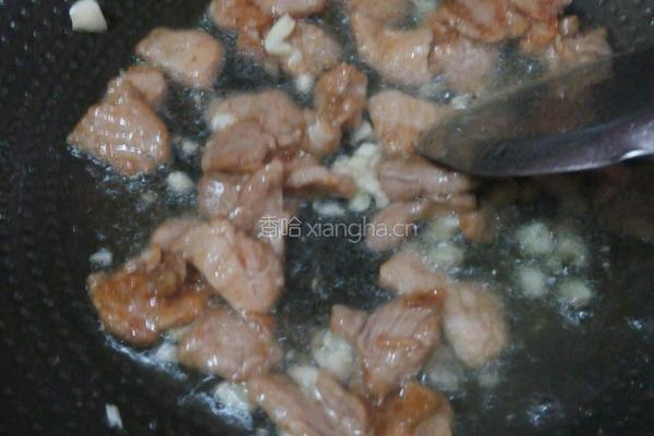 花菜肉片的做法图解5