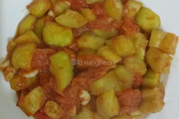西红柿烧茄子的做法图解5