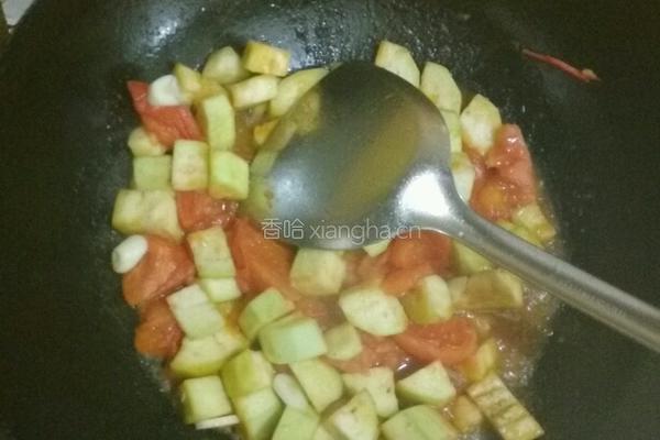 西红柿烧茄子的做法图解4
