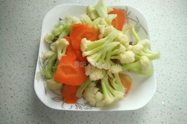 素烧菜花的做法图解5
