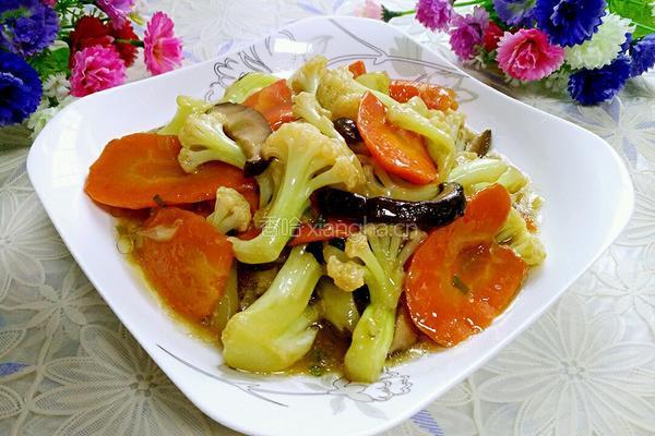 素烧菜花的做法图解10
