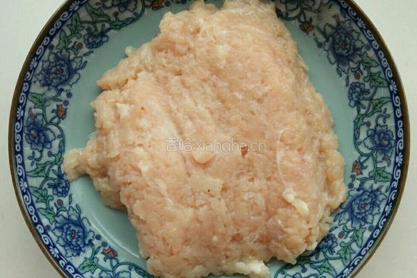 黄豆酱-香菇鸡肉酿豆腐的做法图解4