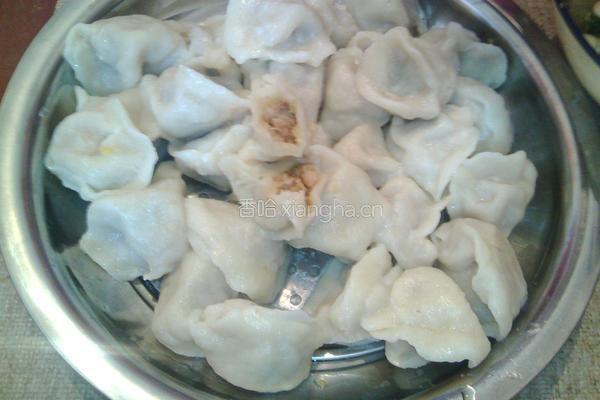 猪肉大葱饺子。的做法图解8