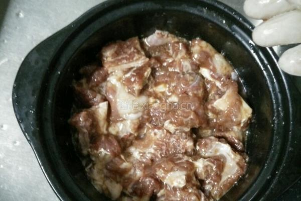 电饭煲蒸排骨的做法图解4