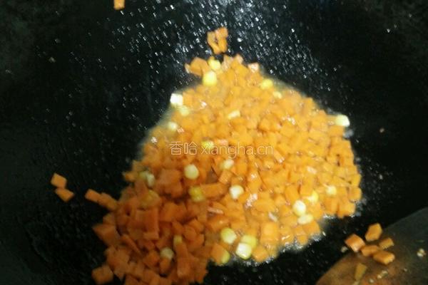 肉粒炒玉米的做法图解4