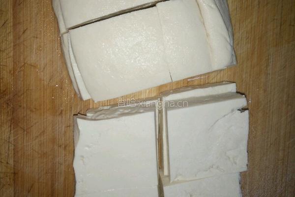 少油煎豆腐的做法图解2