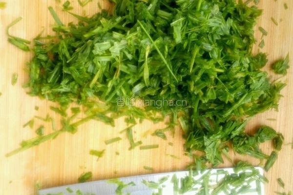 小麦草鲜肉饼的做法图解4
