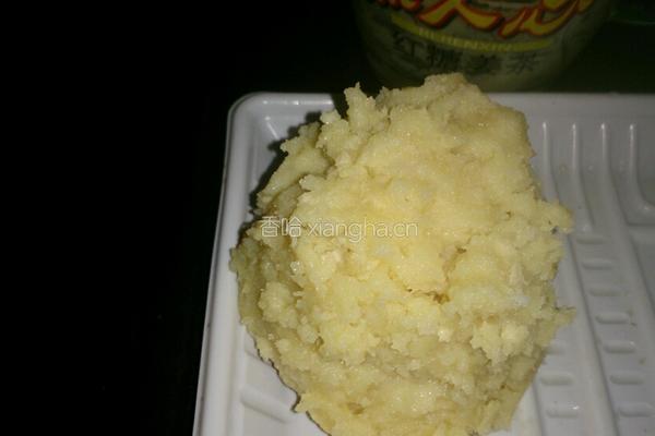 香蕉豆腐米蛋糕（冰淇淋奶黄）的做法图解9