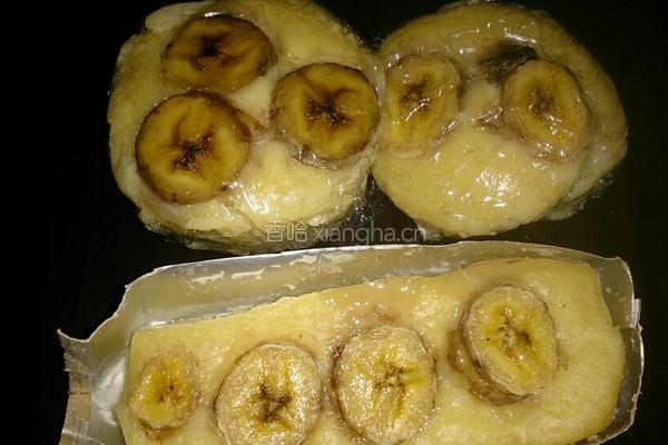 香蕉豆腐米蛋糕（冰淇淋奶黄）的做法图解10