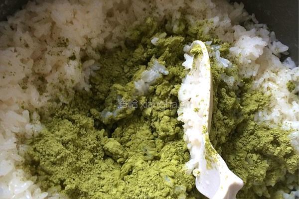 红薯椰蓉抹茶糍团的做法图解5