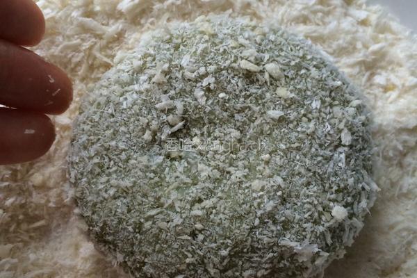 红薯椰蓉抹茶糍团的做法图解10