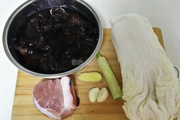 黑白菜的做法图解1