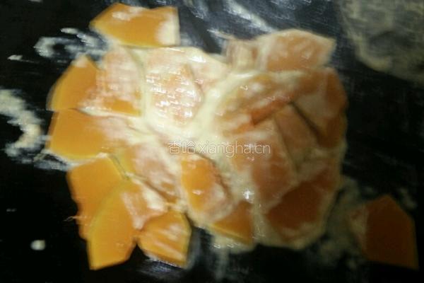 咸鸭蛋焗南瓜的做法图解7