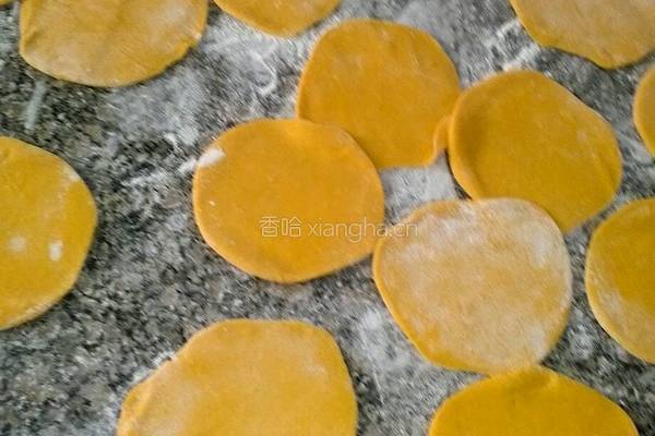 南瓜花卷的做法图解5