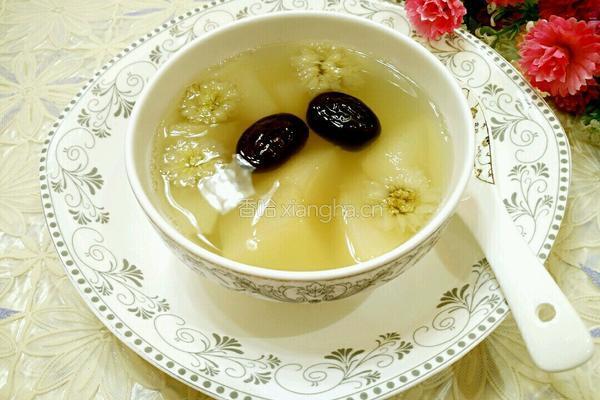 雪梨红枣菊花茶的做法图解7