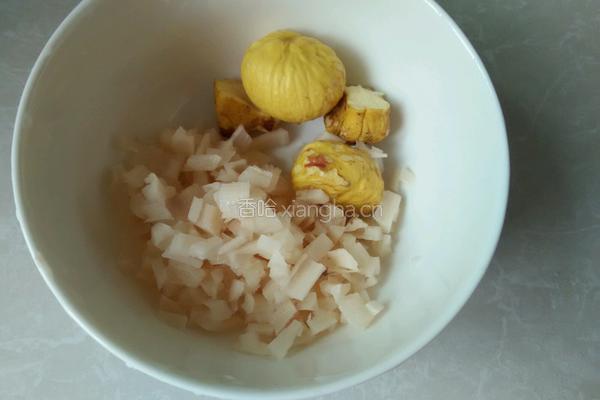 宝宝食品 排骨板栗粥的做法图解2