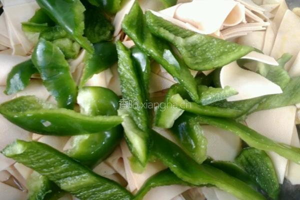 青椒干豆腐的做法图解7