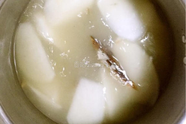 鱼干萝卜汤的做法图解3