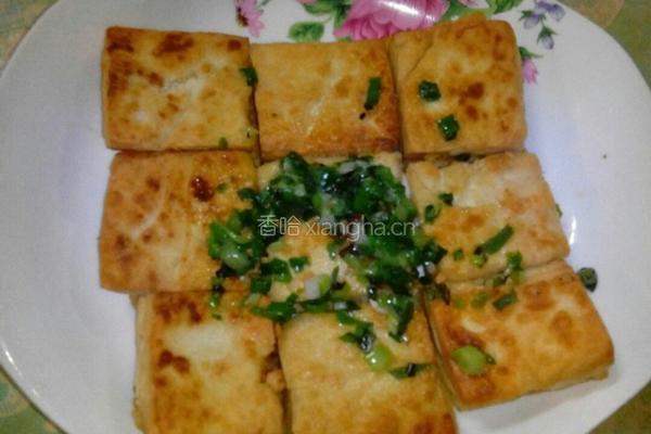 香煎豆腐的做法图解8