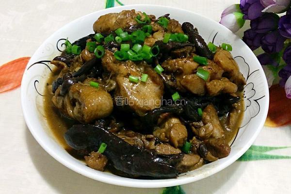 鸡腿炖蘑菇的做法图解10