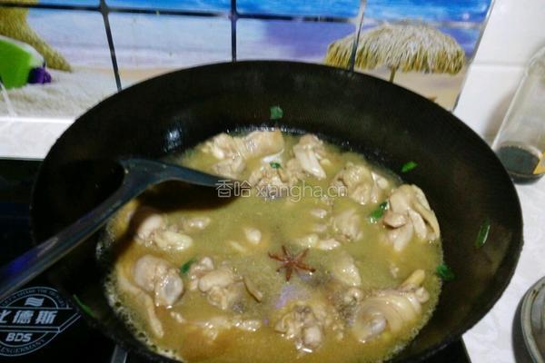 鸡腿炖蘑菇的做法图解6