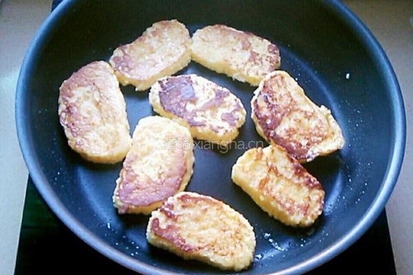 香煎馒头片的做法图解10