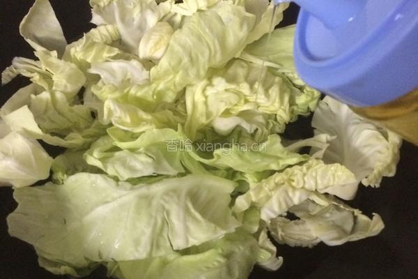 炝拌圆白菜的做法图解3