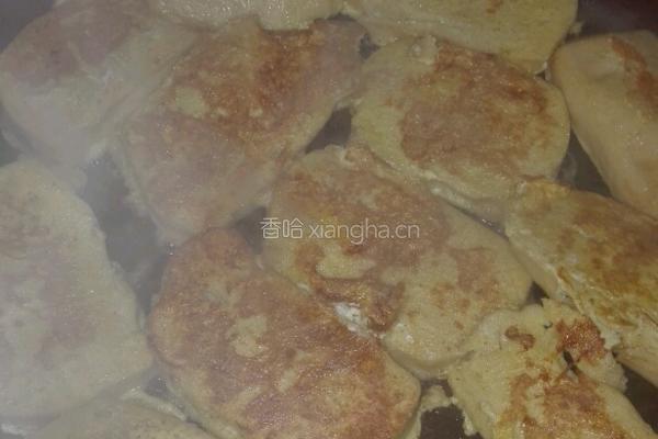 鸡蛋煎馒头片的做法图解8
