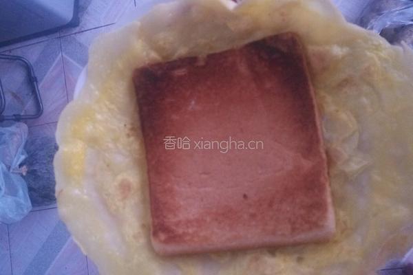鸡蛋饼爱上面包的做法图解6