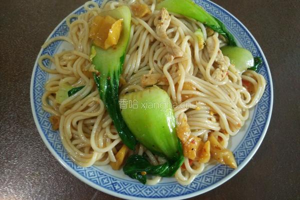 萝卜干肉丝炒粉