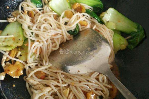 萝卜干肉丝炒粉的做法图解4