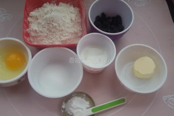 蜜豆司康的做法图解1