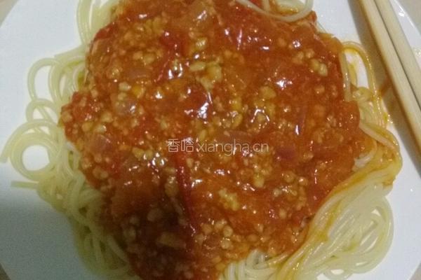 肉酱意大利面