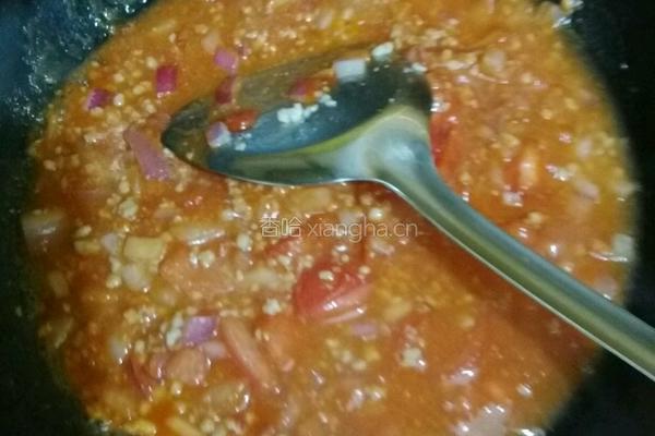 肉酱意大利面的做法图解4
