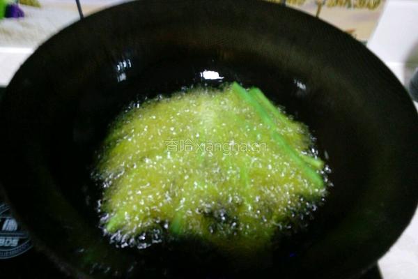 干煸四季豆的做法图解5