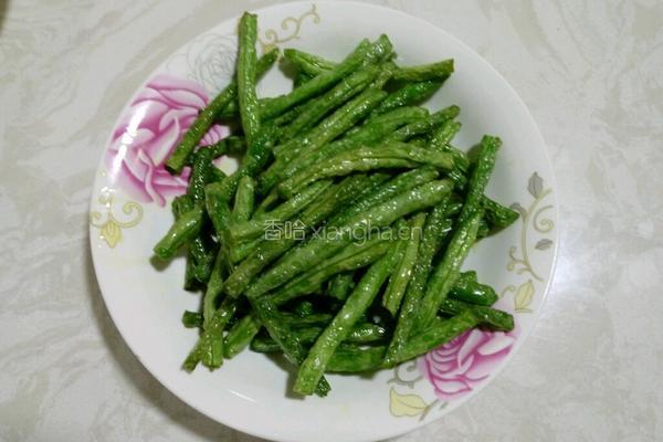 干煸四季豆的做法图解6